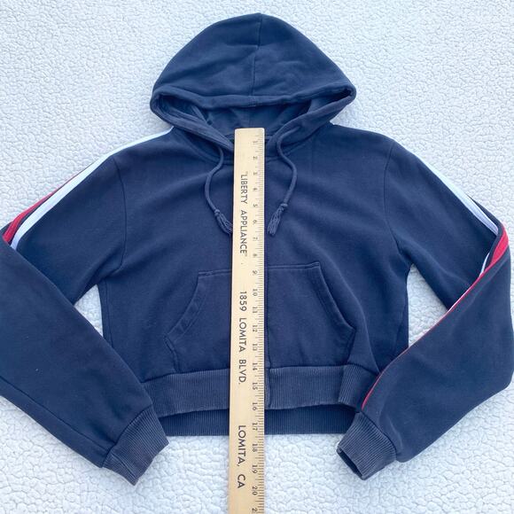 Brandy Melville Navy Striped Jacket - Picture 4 of 4